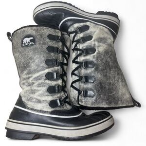 Sorel Women’s Snow Boots Size 9 | Waterproof Tall Lace-Up Winter Boot